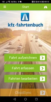 KFZ Fahrtenbuch 6 mobile android App screenshot 0