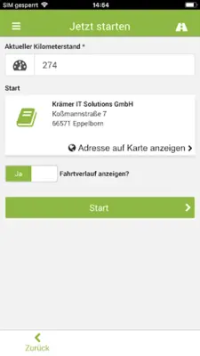 KFZ Fahrtenbuch 6 mobile android App screenshot 2